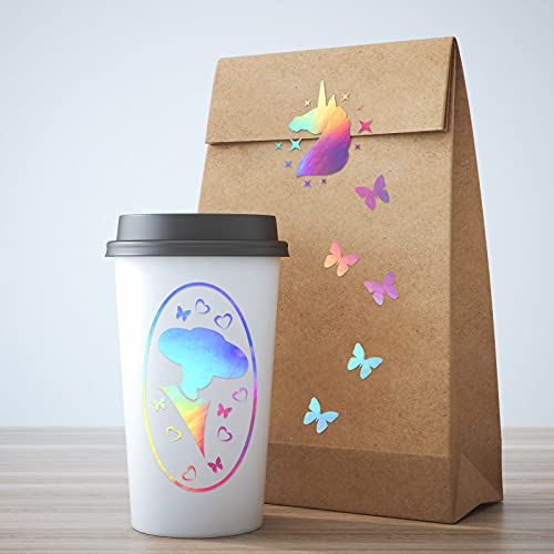 24 Sheets Holographic Sticker Paper (24 Count)