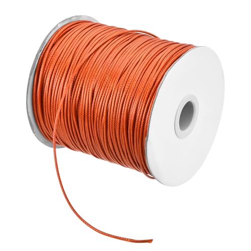 Waxed Cord 1.5mm Waxed Polyester Cord 175 Yard Wax String for Bracelet Making