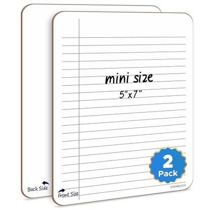 Mini Dry Erase Notepad 5x7 (2 Count)
