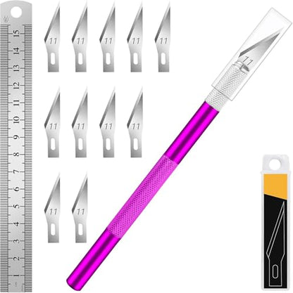 Craft Hobby Knife Set with 10 Extra #11 Blades (11 Count)