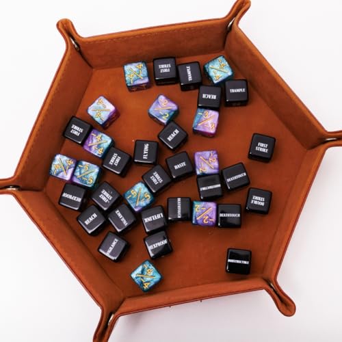 48 PCS MTG Counter Token Dice Abilities Keyword Counters Bulk Creature Stats Buff Magic The Gathering Tokens Dice Set with Bag TCG Card Games Accessories (48 Count)
