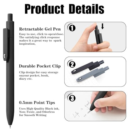 Black Gel Pens