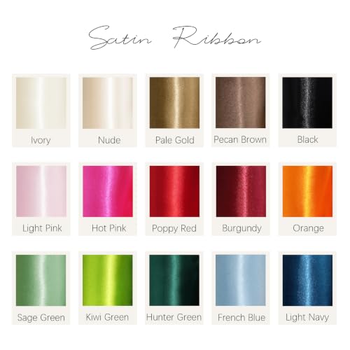Sage Green Satin Ribbon 3 Inch x 10 Yards Double Faced