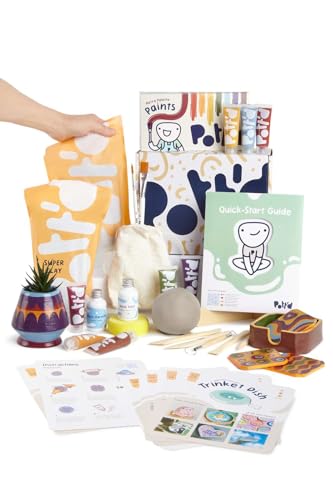 Pottery Kit Air Dry Clay Kit for Adults & Beginners (70.55 Ounce)