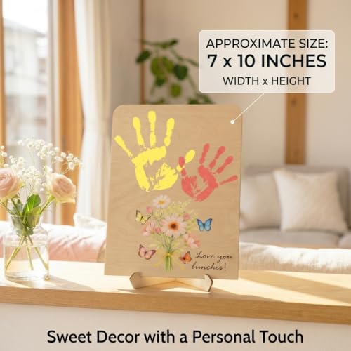 Flower Handprint Plaque For Mother's Day