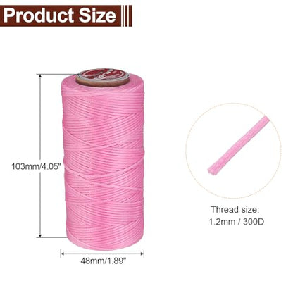 Flat Leather Sewing Waxed Thread