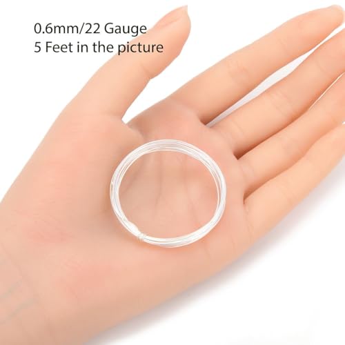 5 Feet Real 925 Sterling Silver Half Hard Jewelry Wire (5 Foot)
