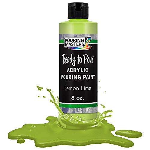 Lemon Lime Acrylic Ready to Pour Pouring Paint (8 Fl Oz)
