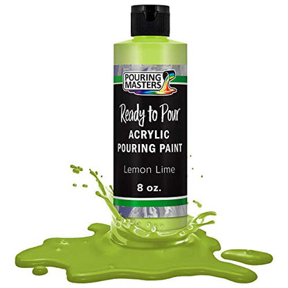 Lemon Lime Acrylic Ready to Pour Pouring Paint (8 Fl Oz)