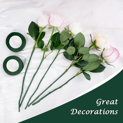 12 Rolls Dark Green Floral Tape Stem Wrap