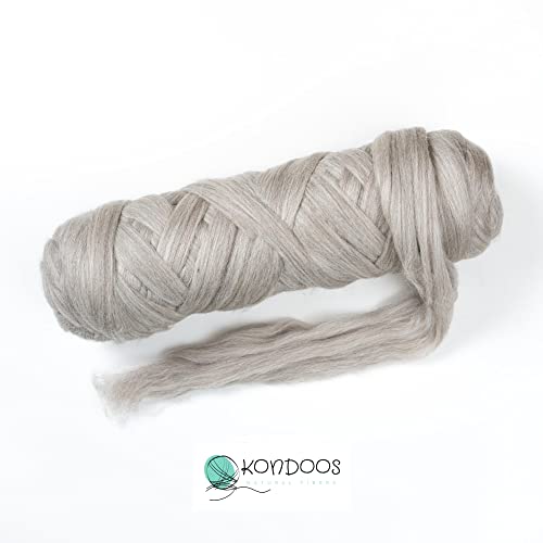 Natural Wool Bulk roving (32 Ounce)