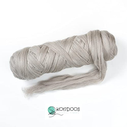 Natural Wool Bulk roving (32 Ounce)