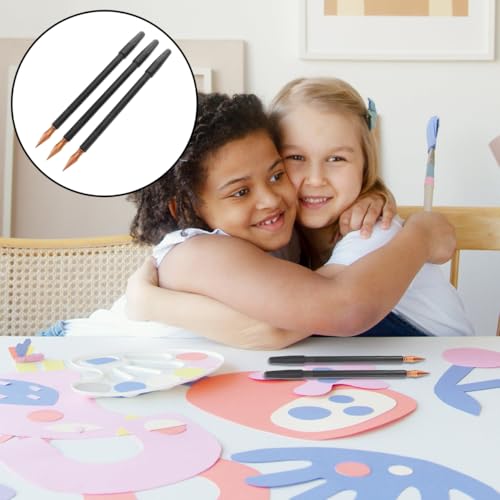 3Pcs Scratch Painting Pens Dual Tip Stylus Scratch and Sketch Drawing Tools with Protective Caps Comfortable Grip 6.69 Inch Length for Art and Craft