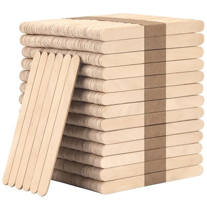 1000Pcs 4.5 Inch Popsicle Sticks (1000 Count)