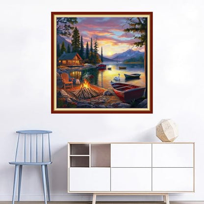 Cross Stitch Kits for Beginners Stamped Cross