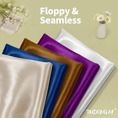 Beige Satin Fabric