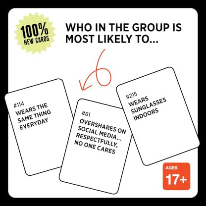 Who's Most Likely To... 100% NEW Cards