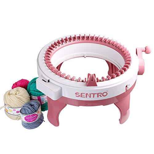 SENTRO 48 Needles Knitting Machine with Electric Adapter