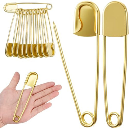 10 Pcs 5 Inch Large Safety Pins (10 Count)