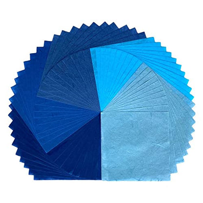 Natural Fiber Mulberry Paper Sheets 6 x 6 Inches (50 Count)