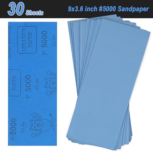 9x3.6 inch Sandpaper (30 Count)