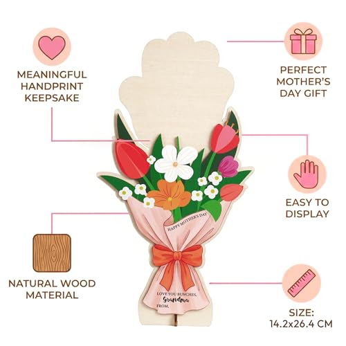 DIY Mothers Day Crafts for Kids Handprint Art