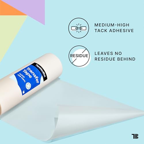 Clear Transfer Tape for Vinyl (50 Foot)