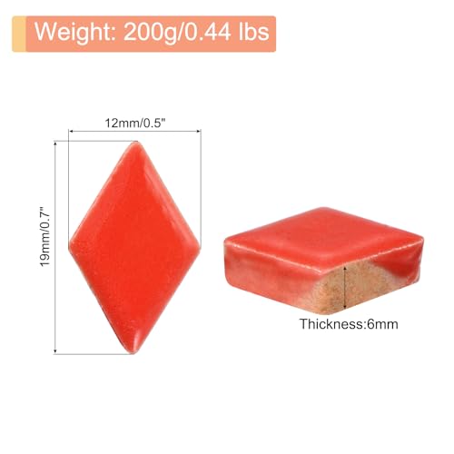 200g Ceramic Mosaic Tiles for Crafts Bulk