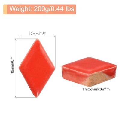 200g Ceramic Mosaic Tiles for Crafts Bulk