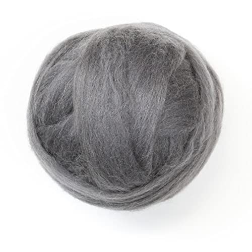 Colored Natural Wool roving (8 Ounce)