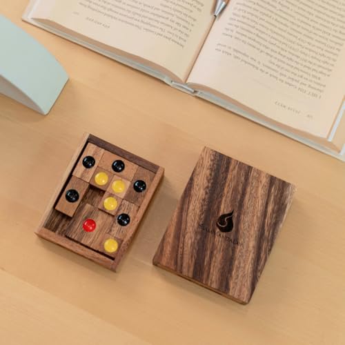 Setting Sun STEM Sliding Block Puzzle AKA Huarong Dao or Klotski from SiamMandalay with SM Gift Box