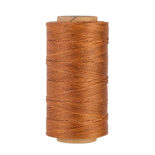 Bonded 0.8mm Round Waxed Polyester Cord (588 Foot)
