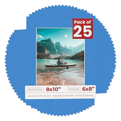 6x8 Mat for 8x10 Frame (25 Count)