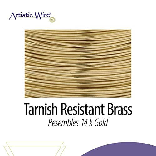 18 Gauge Tarnish Resistant Brass Craft Wire