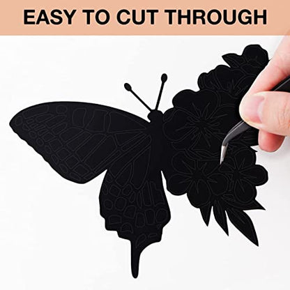 Black Permanent Vinyl (40 Sq Ft)