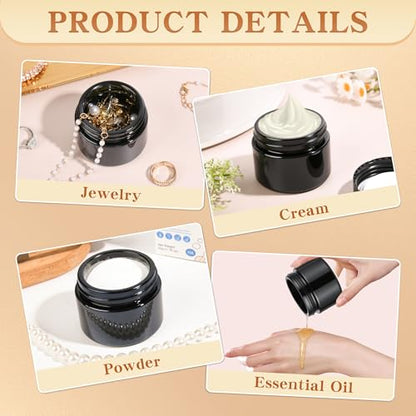 Glass Jars with Lids (24 Count)