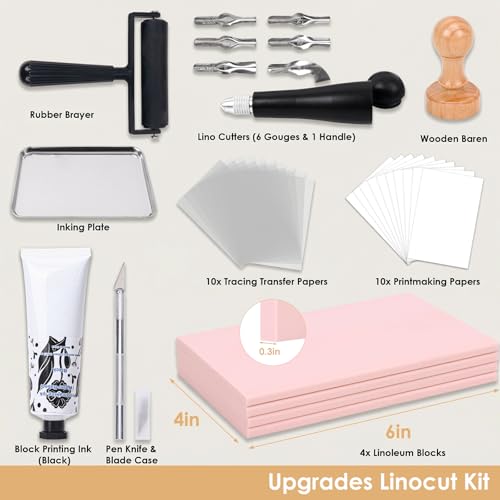 Linocut Kit for Beginners