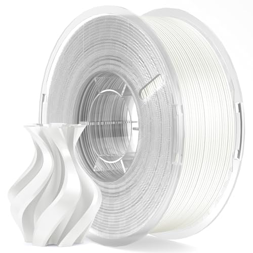 Silk PLA 3D Printer Filament 1.75mm White 1KG