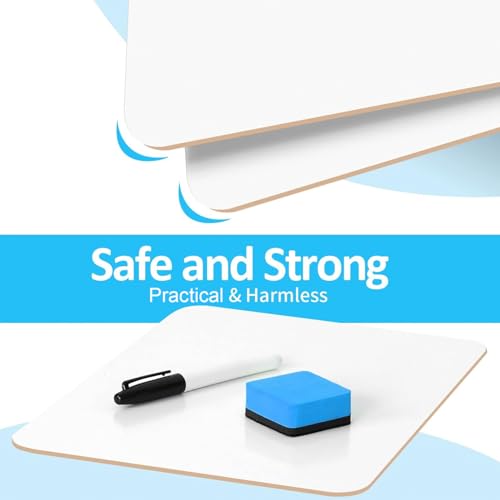 36 Pack Dry Erase Boards with 36 Erasers and 36 Markers (36 Count)