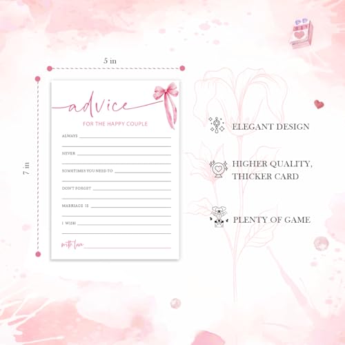 Bridal Shower Games Cards (25 Count)