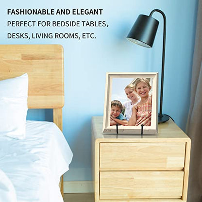 8 Inch 5 Pack Black Metal Display Stands Plate Stand Plate Holder Display Stands for Picture