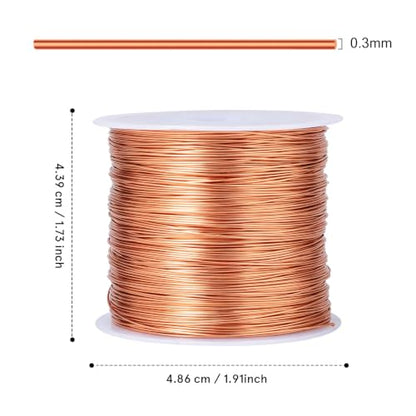 28 Gauge Craft Wire for Jewelry Making 328FT Tarnish (328 Foot)