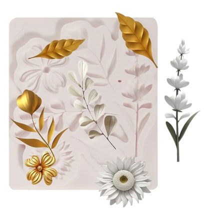 1 Pcs Flower Fondant Mold for Cake Decoration