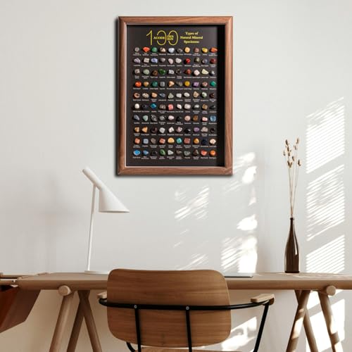 Natural Mineral Specimen Shadow Box