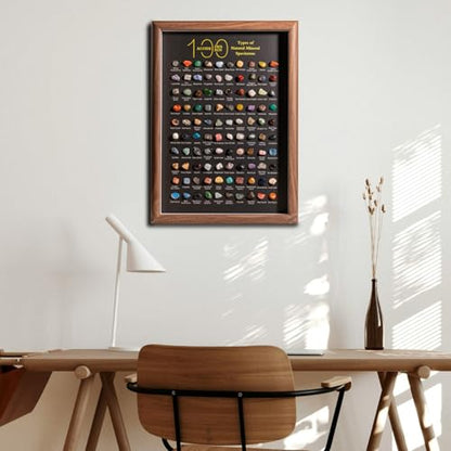 Natural Mineral Specimen Shadow Box