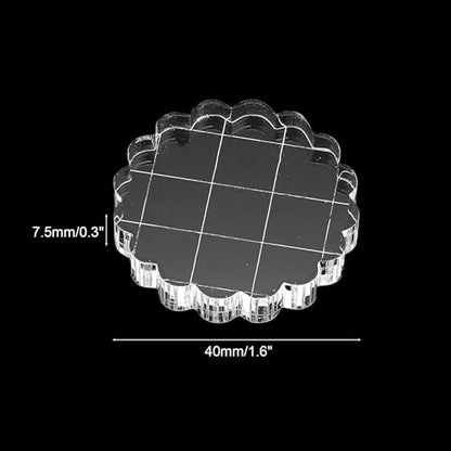 1.6" Acrylic Stamp Block (6 Count)