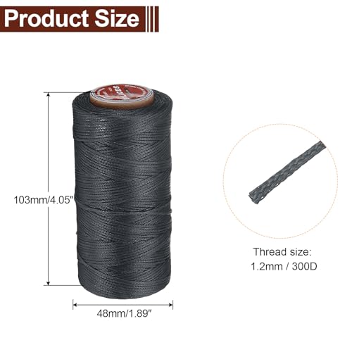 Flat Leather Sewing Waxed Thread