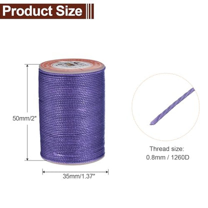 Round Leather Sewing Waxed Thread