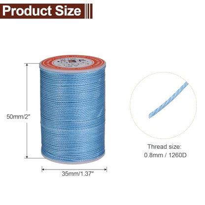 Round Leather Sewing Waxed Thread