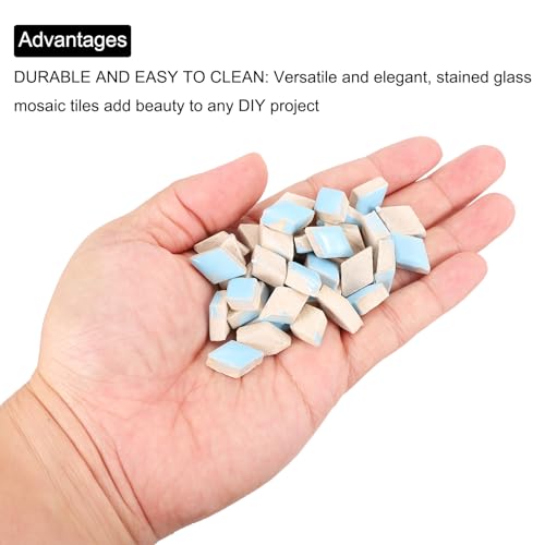 200g Ceramic Mosaic Tiles for Crafts Bulk